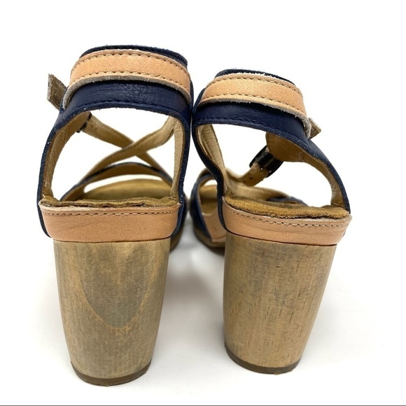 El Naturalista leather Kuna sandals ocean - Picture 4 of 7